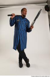 Garson STANDING POSE WITH KATANA AND SHOTGUN